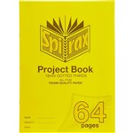 SPIRAX P162 PROJECT BOOK 18MM DOTTED THIRDS 70 GSM 64 PAGE 330 X 240MM