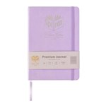 SPIRAX PLATINUM PREMIUM 7MM JOURNAL A5 160 PAGES PURPLE