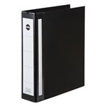 MARBIG ENVIRO WIDE CAPACITY RING BINDER PE 2D 50MM A4 BLACK
