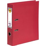 MARBIG LEVER ARCH FILE 75MM FOOLSCAP DEEP RED