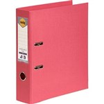 MARBIG LINEN LEVER ARCH FILE PE 75MM A4 CORAL