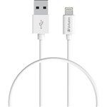 VERBATIM CHARGE AND SYNC CABLE LIGHTNING TO USBA 1M WHITE