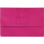 INITIATIVE DOCUMENT WALLET 345 X 225MM PINK PACK 50