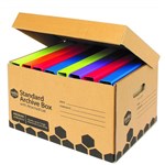 MARBIG ENVIRO ARCHIVE BOX ATTACHED LID PACK 2
