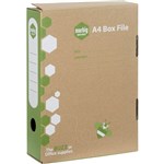 MARBIG ENVIRO BOX FILE SPRING FITTING 80MM A4 80MM KRAFT