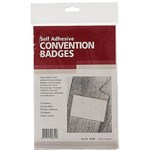 REXEL CONVENTION BADGE SELF ADHESIVE PACK 24