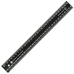 MARBIG ENVIRO RECYCLED RULER 300MM BLACK