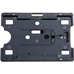 REXEL ID CARD HOLDER WITH ADJUSTABLE POCKET CLIP BLACK PACK 10