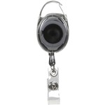 REXEL ID RETRACTABLE SNAP LOCK HOLDER CHARCOAL