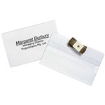 REXEL ID NAME BADGE MAGNETIC PACK 10