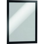 DURABLE DURAFRAME SIGN HOLDER ADHESIVE BACK A3 BLACK