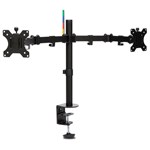 KENSINGTON SMARTFIT ERGO DUAL EXTENDED MONITOR ARM BLACK