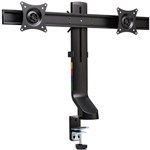 KENSINGTON SMARTFIT SPACE SAVING DUAL MONITOR ARM BLACK
