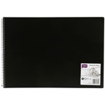 DERWENT VISUAL ART DIARY A3 LANDSCAPE BLACK