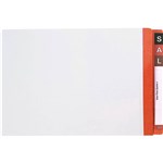 AVERY 42433 LATERAL FILE WITH DARK ORANGE TAB MYLAR FOOLSCAP WHITE BOX 100