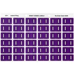 AVERY 43309 LATERAL FILE LABEL SIDE TAB COLOUR CODE I 25 X 38MM PURPLE PACK 180
