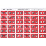 AVERY 43313 LATERAL FILE LABEL SIDE TAB COLOUR CODE M 25 X 38MM PINK PACK 180