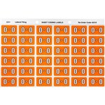AVERY 43315 LATERAL FILE LABEL SIDE TAB COLOUR CODE O 25 X 38MM ORANGE PACK 180