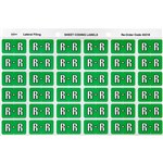 AVERY 43318 LATERAL FILE LABEL SIDE TAB COLOUR CODE R 25 X 38MM LIGHT GREEN PACK 180