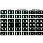 AVERY 43319 LATERAL FILE LABEL SIDE TAB COLOUR CODE S 25 X 38MM DARK GREEN PACK 180