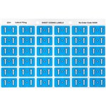 AVERY 43320 LATERAL FILE LABEL SIDE TAB COLOUR CODE T 25 X 38MM BLUE PACK 180