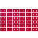 AVERY 43341 LATERAL FILE LABEL SIDE TAB YEAR CODE 1 25 X 38MM MAGENTA PACK 180