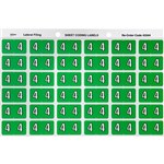 AVERY 43344 LATERAL FILE LABEL SIDE TAB YEAR CODE 4 25 X 38MM LIGHT GREEN PACK 180