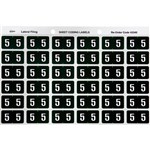 AVERY 43345 LATERAL FILE LABEL SIDE TAB YEAR CODE 5 25 X 38MM DARK GREEN PACK 180