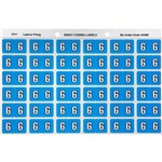 AVERY 43346 LATERAL FILE LABEL SIDE TAB YEAR CODE 6 25 X 38MM BLUE PACK 180