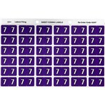AVERY 43347 LATERAL FILE LABEL SIDE TAB YEAR CODE 7 25 X 38MM PURPLE PACK 180