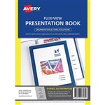 AVERY 47693 FLEXIVIEW PRESENTATION BOOK 24 POCKET BLUE