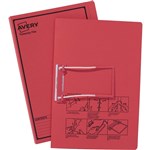 AVERY 84412 TUBECLIP FILE FOOLSCAP RED