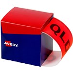 AVERY 932613 STATE IDENTIFICATION LABELS QLD 100 X 1504MM FLURO RED PACK 500