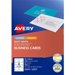 AVERY 936220 C32015 QUICK AND CLEAN BUSINESS CARDS INKJET MATT 250GSM PACK 200