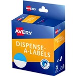 AVERY 937277 ROUND LABEL DISPENSER 24MM BLUEWHITE BOX 300