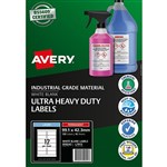 AVERY 959242 ULTRA HEAVY DUTY LABEL 991 X 423MM WHITE PACK 10