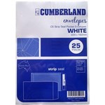 CUMBERLAND C5 ENVELOPES POCKET PLAINFACE STRIP SEAL 85GSM 162 X 229MM WHITE PACK 25