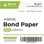 ARKIN UNCOATED BOND PAPER A1 610MM X 50M BOX 4