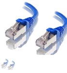 ASTROTEK CAT6A SHIELDED ETHERNET CABLE 5M BLUE 10GbE RJ45 NETWORK  LAN PATCH LEAD SFTP LSZH CORD 26AWG STRANDED COPPPER WIRE
