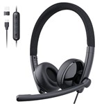 EMEET GENIUSCALL HEADSET USBC WITH BOOM MICROPHONE BLACK