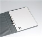AVERY 87692 DIVIDER INSERTABLE MANILLA EXTRA WIDE 5 INDEX TABS A4 WHITE
