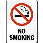 TRAFALGAR PROHIBITION SIGN NO SMOKING 450 X 300MM