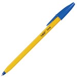 BIC ORIGINAL ORANGE BALLPOINT PENS FINE BLUE BOX 12