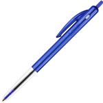 BIC CLIC RETRACTABLE BALLPOINT PEN 10MM BLUE BOX 10