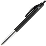 BIC CLIC RETRACTABLE BALLPOINT PEN 10MM BLACK BOX 10