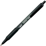 BIC SOFTFEEL RETRACTABLE BALLPOINT PEN 10MM BLACK BOX 12