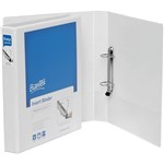 BANTEX PREMIUM PUSH LEVER INSERT BINDER A4 25MM 2 RING WHITE