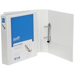 BANTEX PREMIUM PUSH LEVER INSERT BINDER A4 38MM 2 RING WHITE