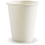 BIOPAK BIOCUP CUP 280ML WHITE PACK 50
