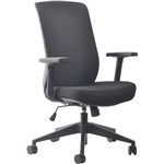 BURO MONDO GENE TASK CHAIR HIGH BACK ARMS BLACK